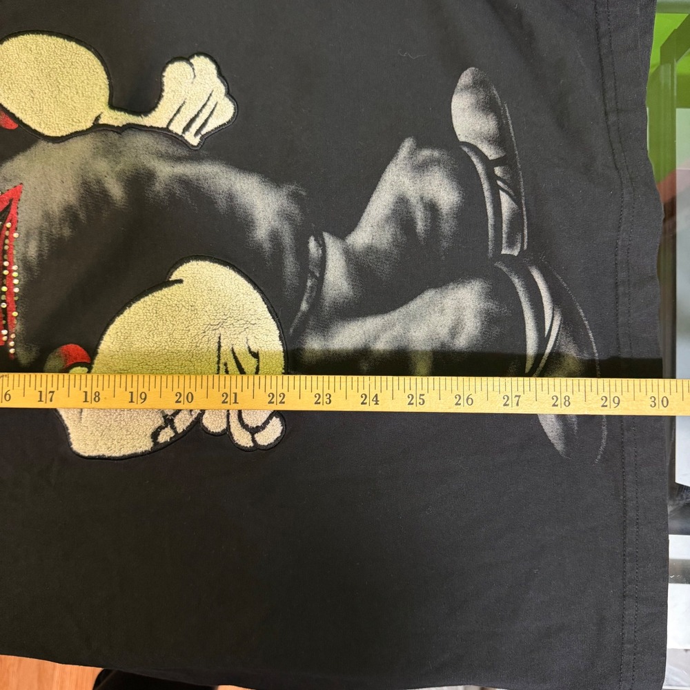3XL Justice Popeye the Sailor Man Graphic Long Sleeve Shirt Black Grey Mens VTG - Picture 5 of 5
